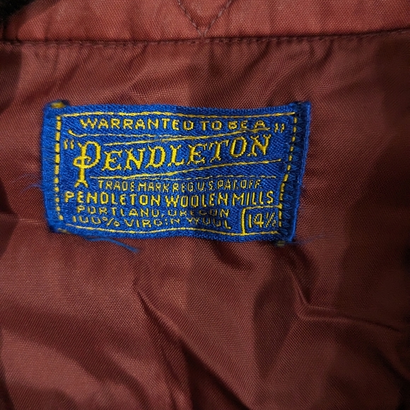 Vintage Pendleton Wool Button Up men's S - Picture 4 of 4